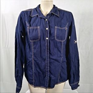 New. Classic Tommy Hilfiger Jean shirt💕